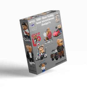 500+ New Teddy Bear Streetwear Designs