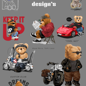 500+ New Teddy Bear Streetwear Designs